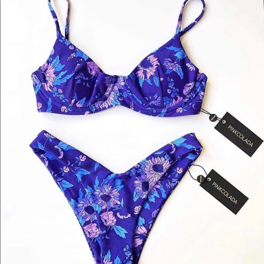 Pinkcolada bikini 💙💜 BRAND NEW W/ TAGS.